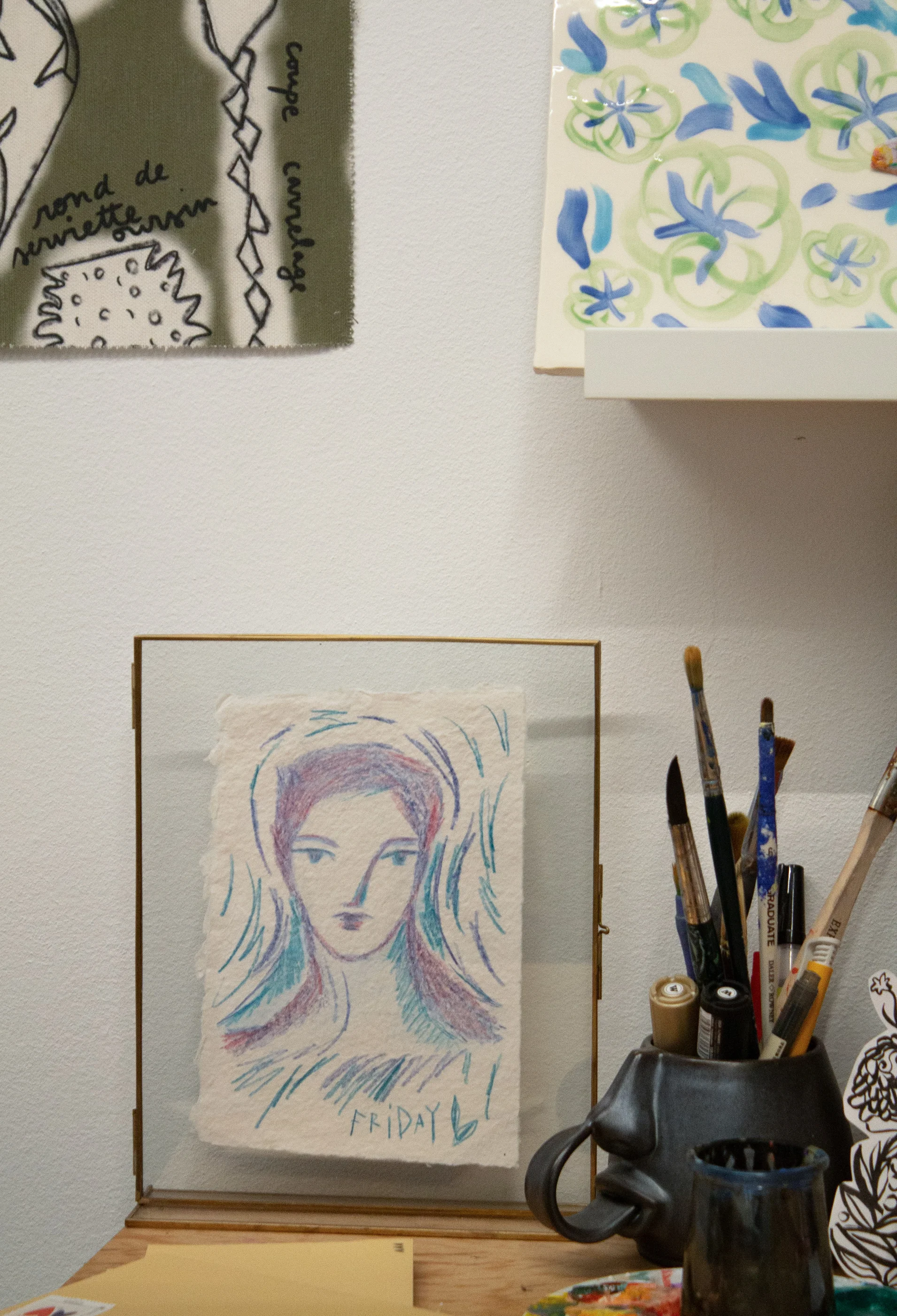 Charlotte Colt creative process in her atelier | Repose Archive