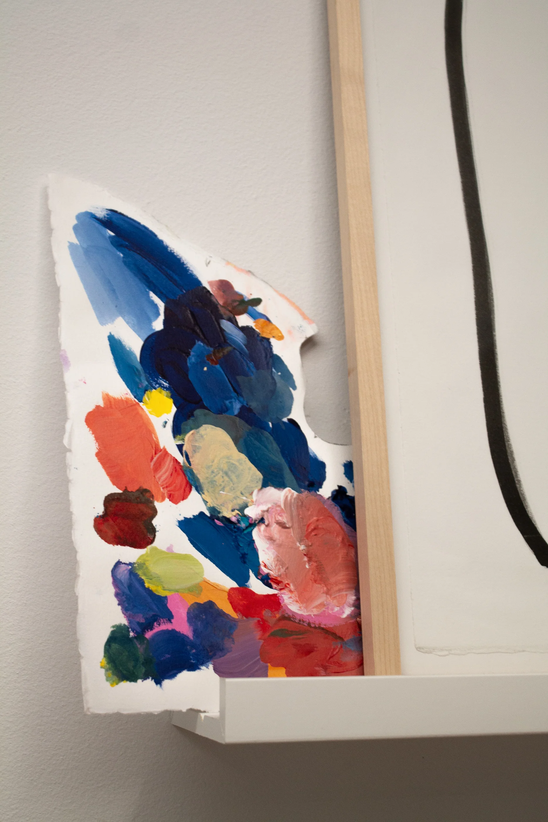 Charlotte Colt painting workspace in Nice | Repose Archive