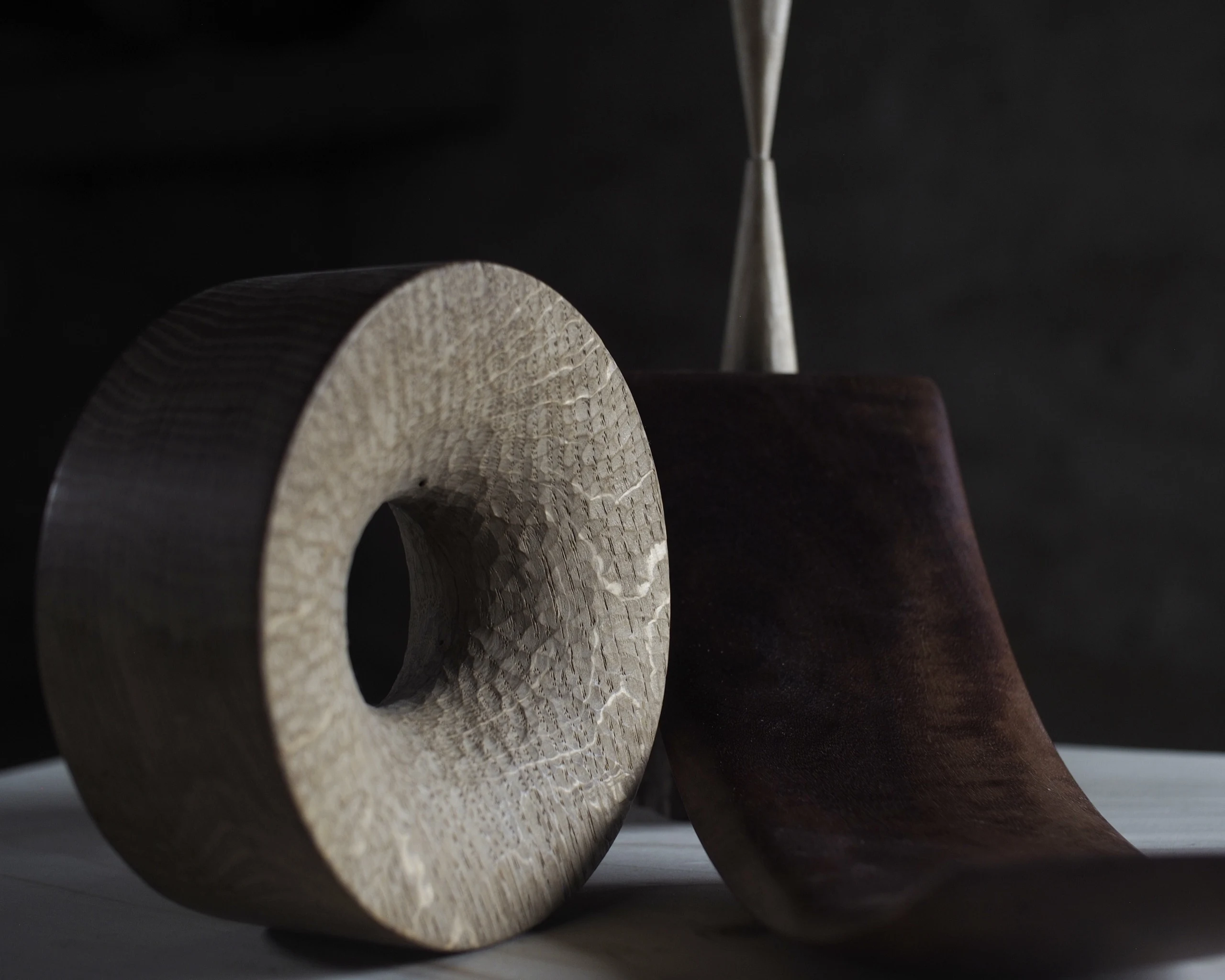 Joerg Koziol Sculpture Wood Rings - Joerg Koziol: Sculpting through listening | Repose Archive
