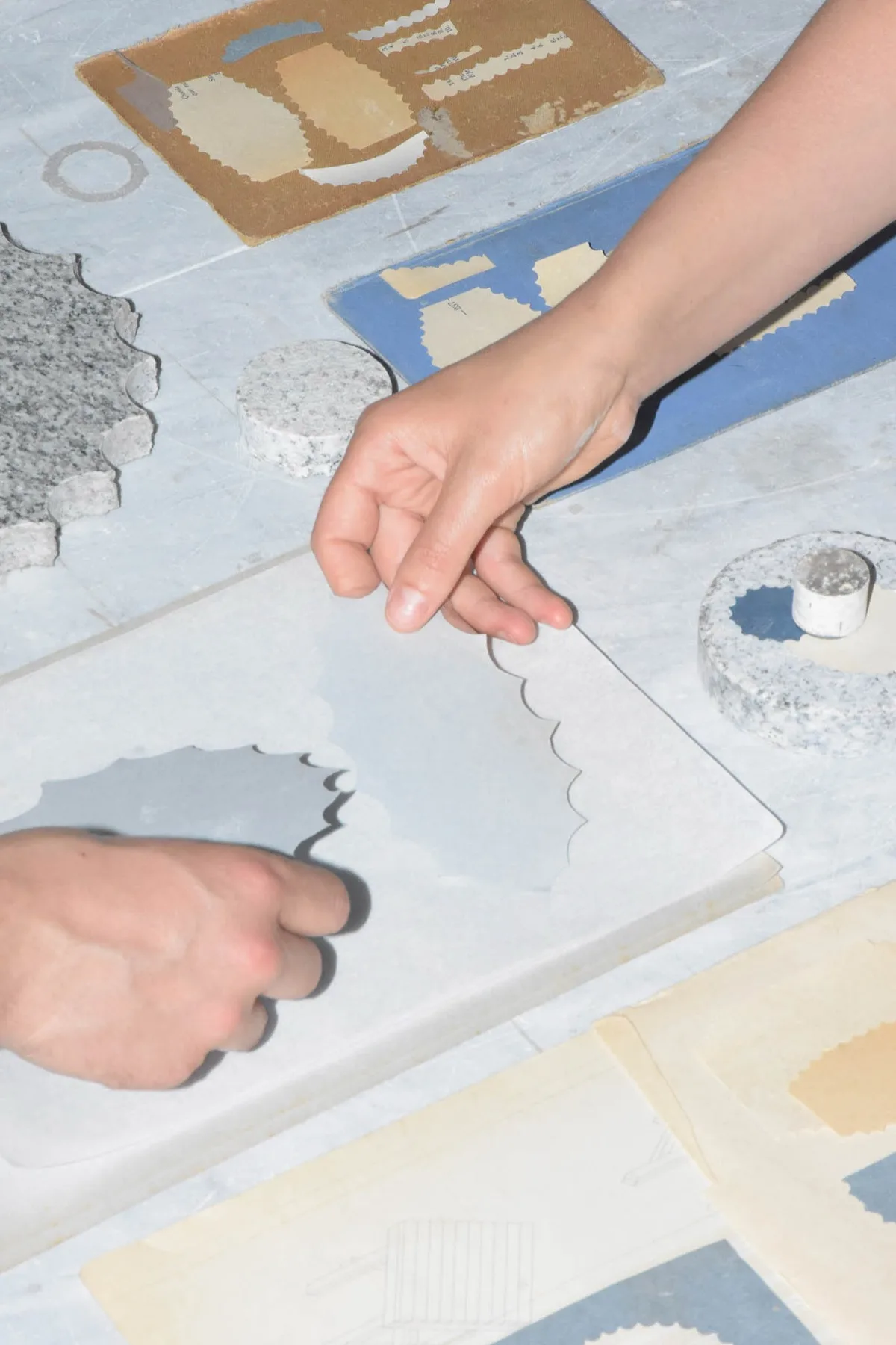 Gaston Badii Delfina Raban 6537 - Badii Rabán: Material research with stone | Repose Archive