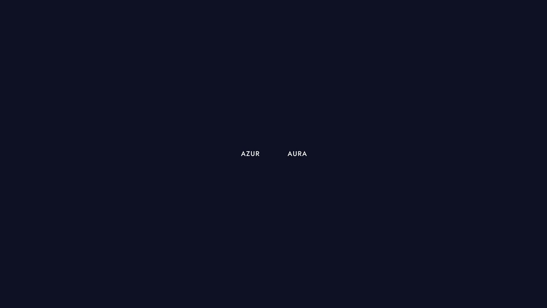 Azur Aura visual identity - Repose Studio