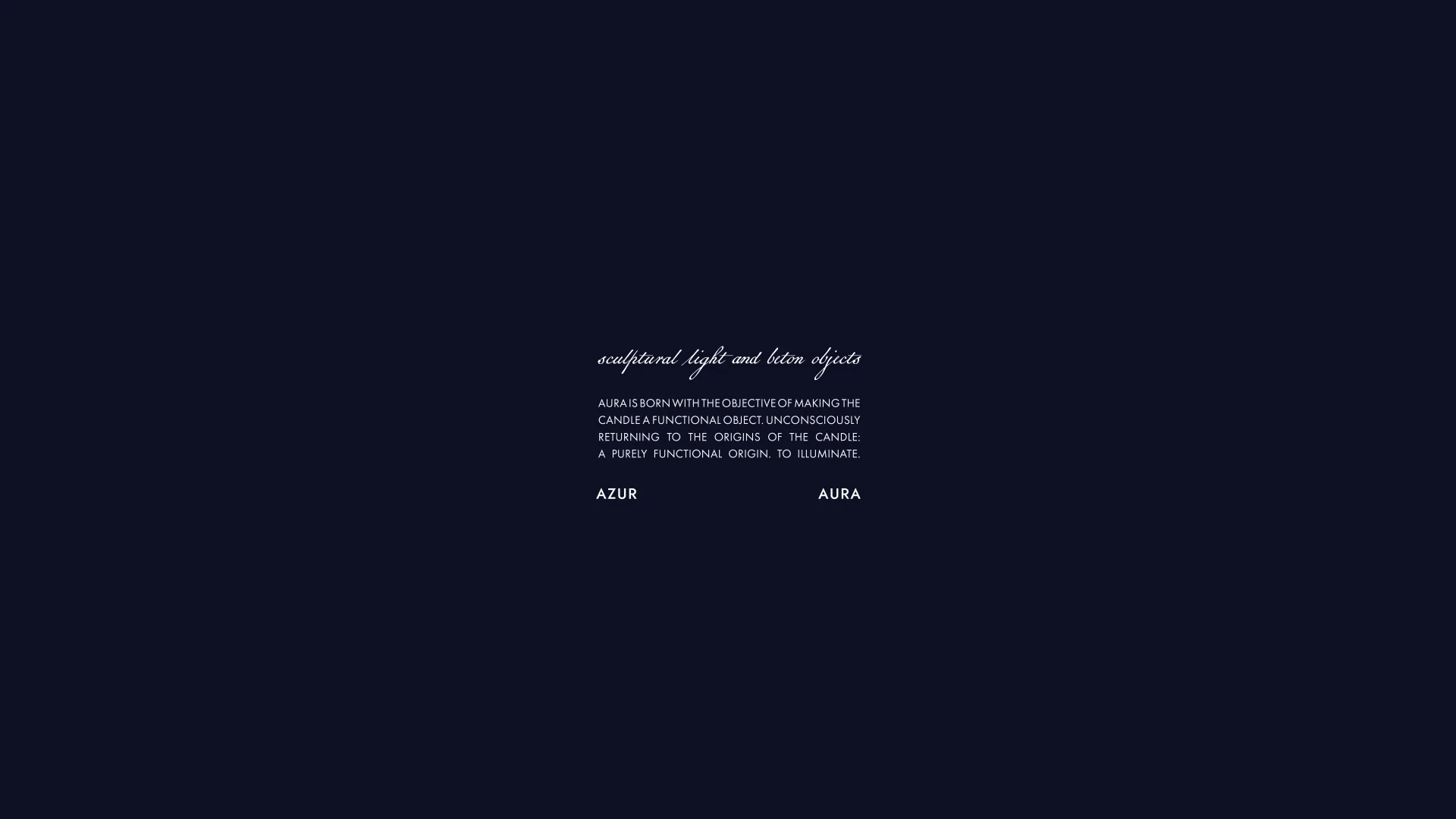 Azur Aura minimalist branding - Repose Studio