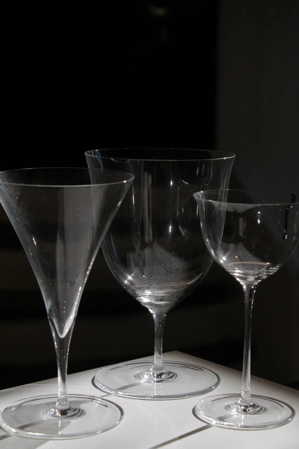 Lobmeyr wine glasses editorial photography - Repose Studio